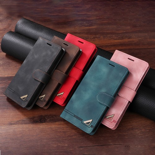 Luxury Leather Magnetic Wallet Cover Case For S25 S24 S22 S23 S21 S20 Ultra S10 - 第 12/17 張圖片