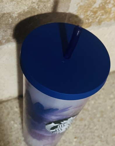 Starbucks RARO Lavanda Púrpura Flor Venti Copa Fría 2016 En muy buen estado - Imagen 8 de 16