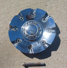 Incubus custom wheel center cap, chrome, part number EMR0716-TRUCK-CAP 03