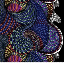 Free Spirit Adrienne Leban BioGeo Grande Multi Cotton Fabric By Yd