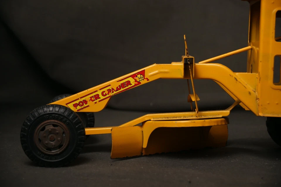 POWER GRADER - TONKA Vintage Años 70 Tonka Amarillo Die Cast Metal - ¡RARO! Foto 2 de 4