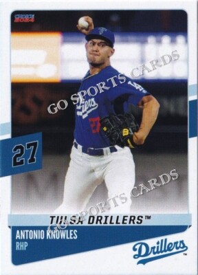 2024 Tulsa Drillers Antonio Knowles RC Rookie Dodgers Minor League
