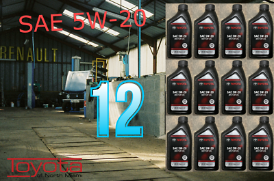 Toyota Genuine Motor Oilトヨタ純正エンジンオイル５L*2 For 5W20L Motor Oil 12 Quarts Genuine 00279-1QT20-01 For Toyota | eBay