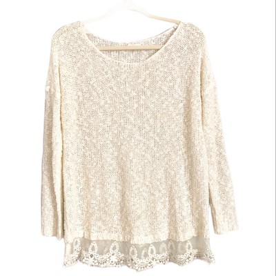 popcorn sweater pullover