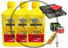 KIT TAGLIANDO HONDA FX 650 VIGOR 99/02 BARDAHL 15W50 FILTRO OLIO ARIA CANDELA