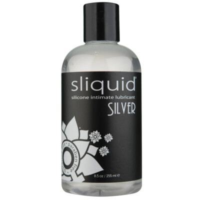 NEW SLIQUID Silver 8.5oz Premium Personal Lubricant Silicone Lube