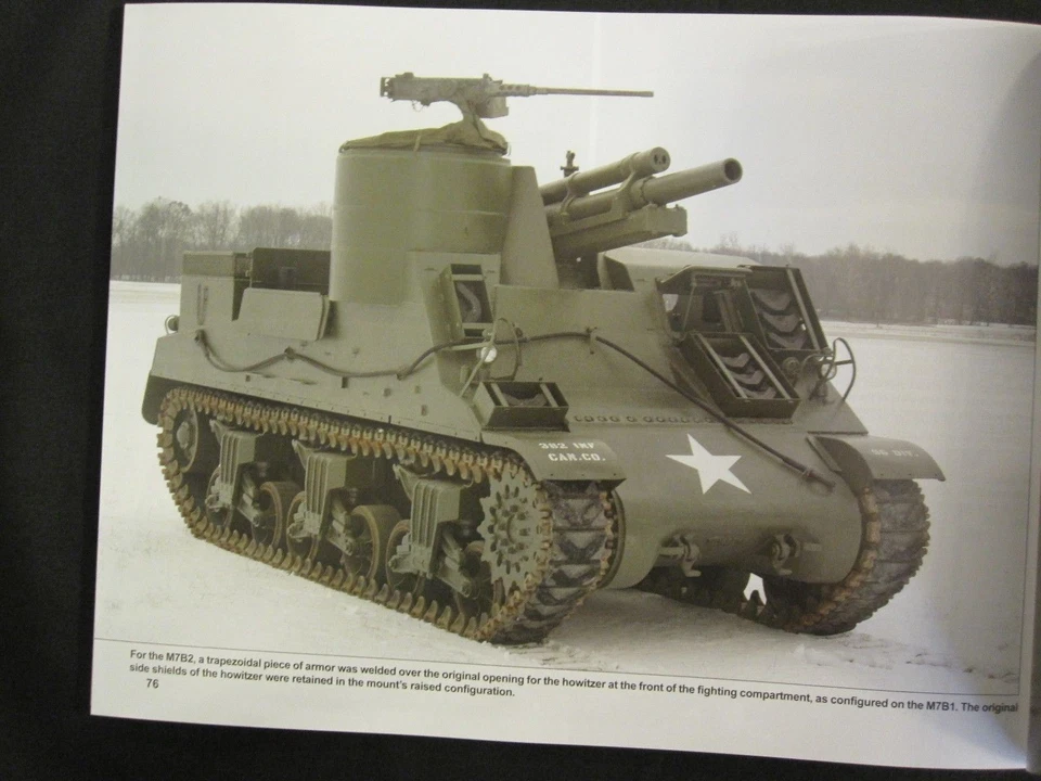 Squadron Book: M7 Priest Walk Around - 230 photographs, profiles, line drawings - Image 2 of 4