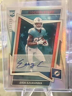 2022 Rookies and Stars Signatures #141 Erik Ezukanma Auto /299 Eazy E