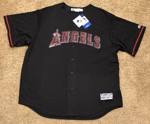 anaheim angels black jersey