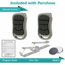 2 Garage Door Opener 3-Button Remote for Genie Overhead G3T G3T-R G3T-BX