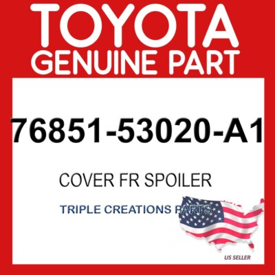 TOYOTA GENUINE 7685153020A1 COVER, FRONT SPOILER, RH 76851-53020