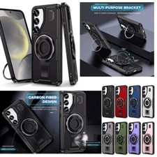 For Samsung Galaxy A16 A06 A55 A23 A25 Shockproof Ring Stand Rugged Phone Case
