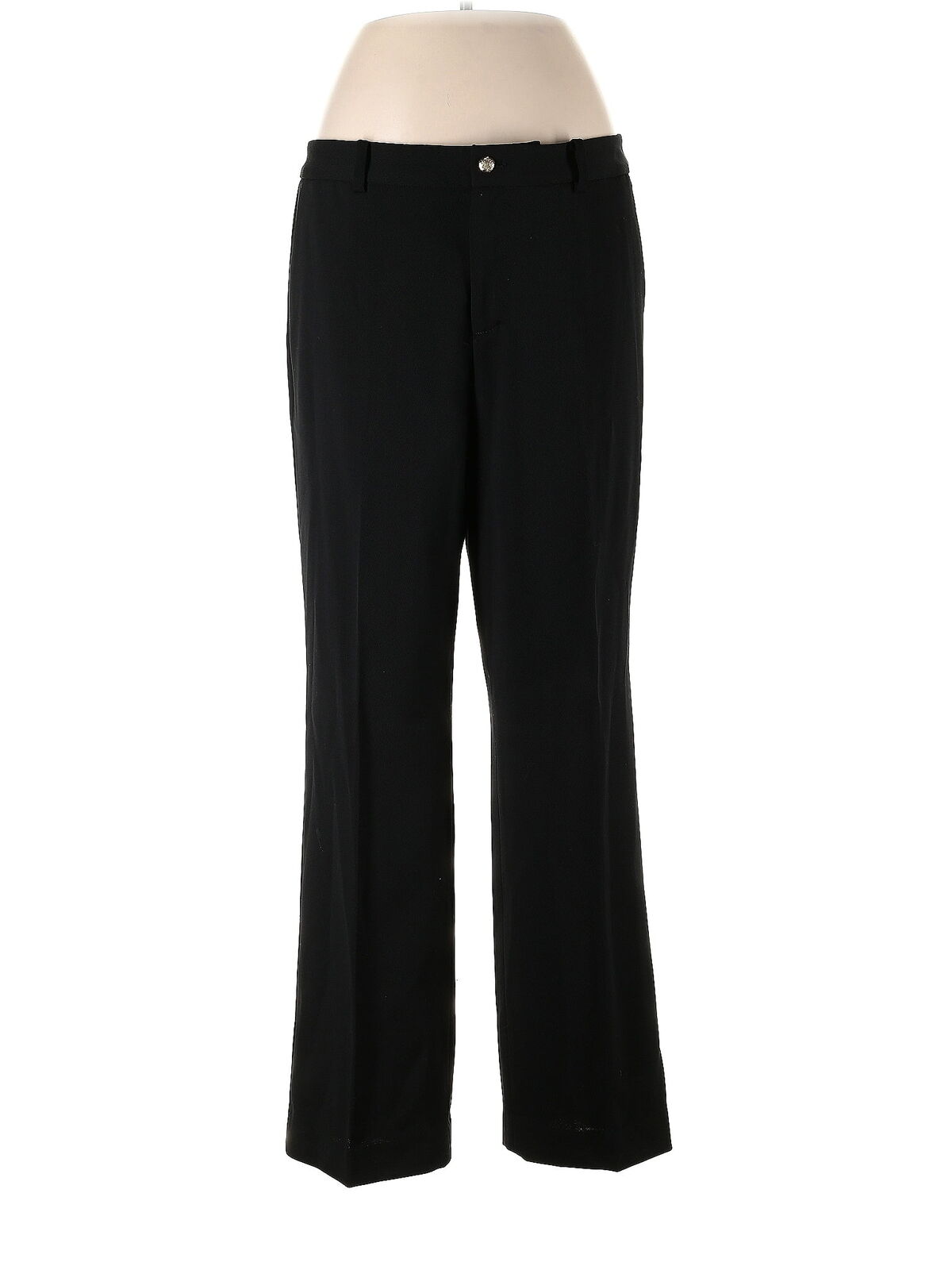 Lauren by Ralph Lauren Women Black Wool Pants 12 … - image 1