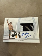 2024 Flawless WWE Horizontal Patch Auto Silver /25 Wes Lee NXT