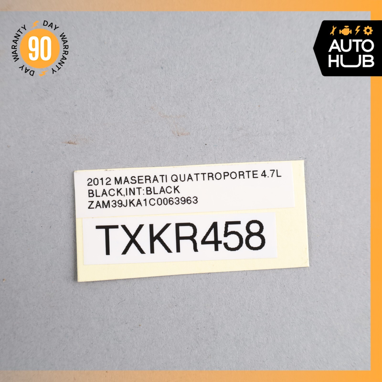 09-19 Maserati Quattroporte 4.7L Fuel Injector Injection Wiring Harness OEM 68k