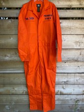 JONRRYIN Disfraz De Prisionero Naranja Para Adultos - Con Esposas Y Tatuajes, Perfecto Para Halloween Y Cosplay