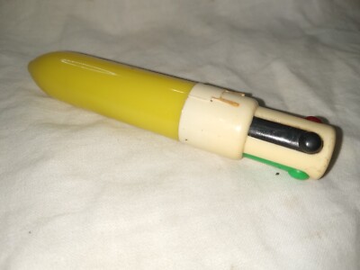 4-Color Thick Short Ballpoint Pen, Medium Point (1.0mm), multiple Ink...