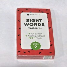 NEW 2nd Grade Sight Words Flash Cards Think Tank Scholar 100 Words
