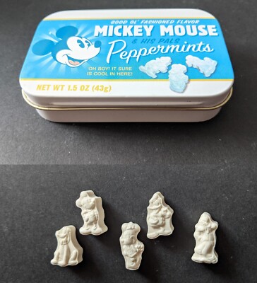 Mickey Mouse and His Pals Peppermint Tin - With One Of Each