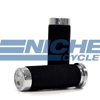 130mm Foam RoadHawk Motorcycle Chopper Cruiser Grips 1''