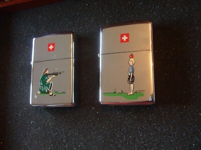 Zippo Wilhelm Tell 2 Zippos only 20