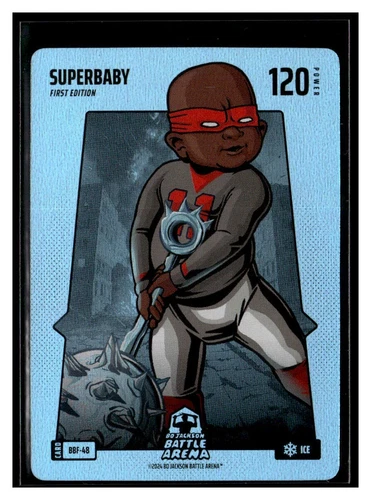Bo Jackson Battle Arena Superbaby Blue Ice Battlefoil Rafael Devers