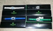 CROTON Wristwatch Watch Ladies CN207514 Black Blue Green White NIB