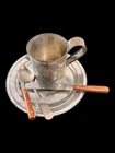 Civil War Reenactment Plate Cup Utensils Camp Fork Knife