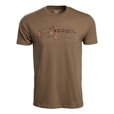 VORTEX Men's Precision Profile Coyote Heather Short Sleeve T-Shirt 125-04-CHE