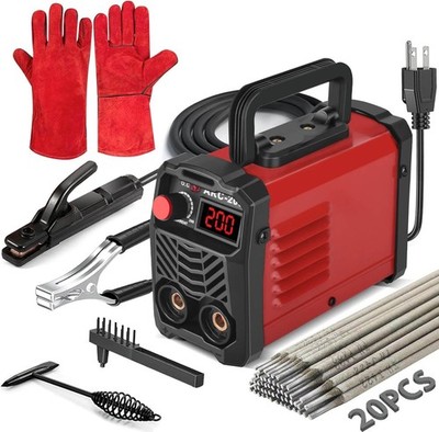 200Amp Stick Welder Welding Machine Portable Inverter 110V 1/16''-1/8'' Rod ARC