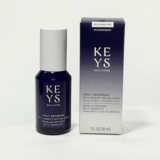 KEYS SOULCARE Truly Becoming Multi-Benefit Peptide Serum 30mL / 1oz SEALED NIB