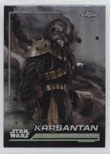 2024 Topps Chrome Star Wars Bounty Hunter Rainbow Refractor Krrsantan 26 2k3