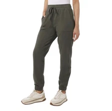 32 Degrees Cool Ladies' Twill Jogger Sketch Khaki Size L New Without Tags