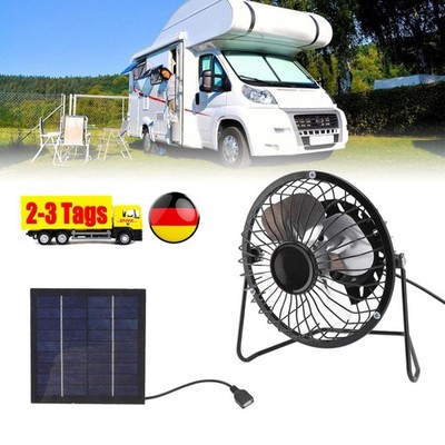 Solar Ventilator Outdoor mit Solarpanel Wasserdichter Solar Lüfter Gewächshaus