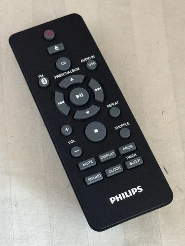 GENUINE PHILIPS 996510063432 BLUETOOTH MICRO SYSTEM REMOTE - BTM2180 BTM2180/37