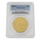 1850-O Double Eagle Liberty Head $20 New Orleans US Gold Coin PCGS AU53 #C903-3