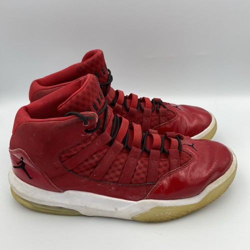 Nike Jordon Men's Max Aura Red High Top Size 10 Basketball Shoes #CQ9451-600 - Picture 7 of 14