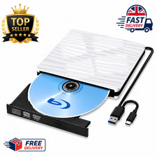 External Blu Ray Drive, USB 3.0 & Type-C 3D Blu-ray Burner Player?DVD/CD/BD Read