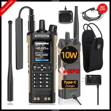Digital Handheld Radio Scanner Fire Police VHF FM EMS Ham 2 Way Transceiver Dual