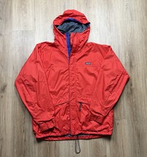 VINTAGE Patagonia Red Torrentshell Windbreaker Jacket Size XL Hooded READ