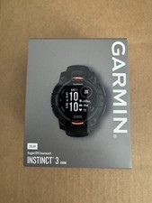Garmin - Instinct 3 Solar GPS Smartwatch 45 mm Fiber-reinforced Polymer - Bla...