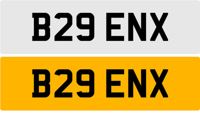 B29 ENX BENN BEN ?? BREND BENS BRENDAN 3x3 PRIVATE REGISTRATION CAR NUMBER PLATE