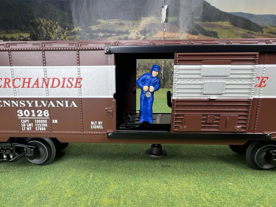 LIONEL 6-52281 LOTS 2003 PENN MERCHANDICE SERVICE OPERATING BOXCAR PRR O GA. NIB - Image 4 of 4
