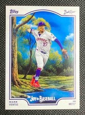 2025 Topps Bob Ross: The Joy of Baseball Mark Vientos #7 Mets