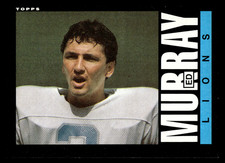 1985 Topps Ed Murray #62 Detroit Lions NFL Football Base Set