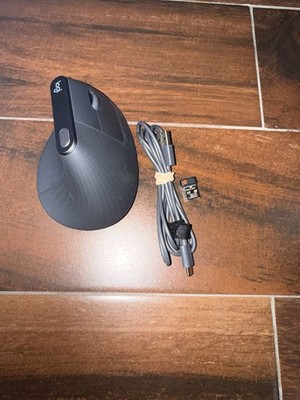 Logitech MX Vertical Wireless Bluetooth Mouse w/Unifying Receiver Dongle - BL