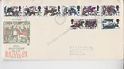 GB FDC FIRST DAY COVER 1966 BATTLE OF HASTINGS BATTLE PMK LARGE COVER FOLDED LEF