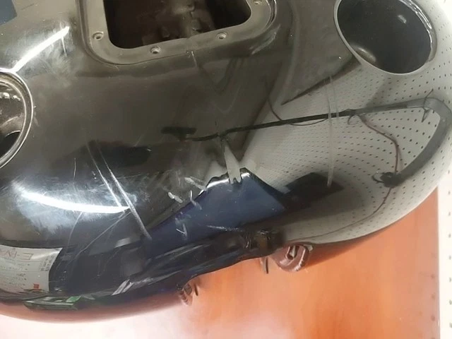 Harley Davidson Softail FLSTF 2011 a 2017 OEM 61625-11 tanque de combustible para motocicleta Foto 2 de 4