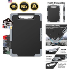 Toughest Clipboard with Storage, Internal Pen Pouch Included, Letter/ A4 Size...