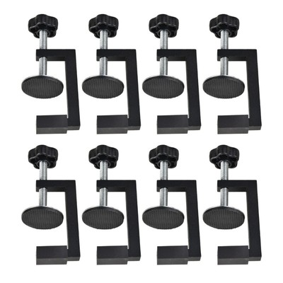 8 Pieces Adjustable C Clamps Aluminium Alloy For Home Improvement Crafting Tasks